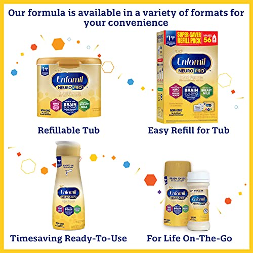 Enfamil Neuropro Ready-To-Use Baby Formula, Ready To Feed, Brain
