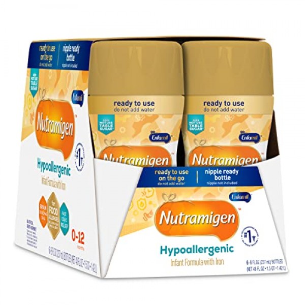 Enfamil Nutramigen Hypoallergenic Colic Baby Formula Lactose fre...