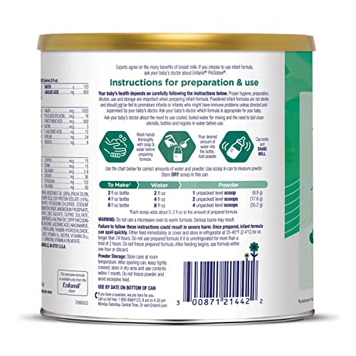 Enfamil ProSobee Soy-Based Infant Formula for Sensitive Tummies,...