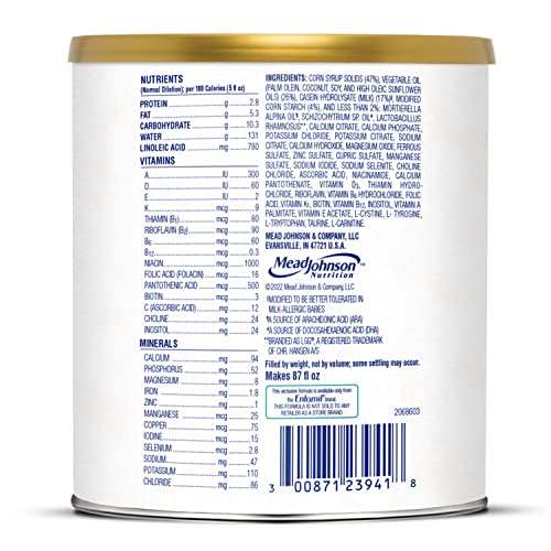 Nutramigen Hypoallergenic Baby Formula from Enfamil- Lactose Fre...
