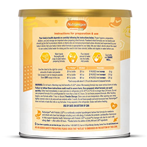 Nutramigen Hypoallergenic Baby Formula from Enfamil- Lactose Fre...