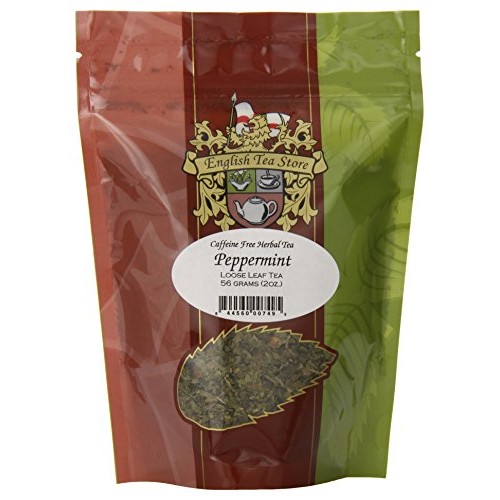 English Tea Store Loose Leaf, Peppermint Caffeine Free Herbal Te