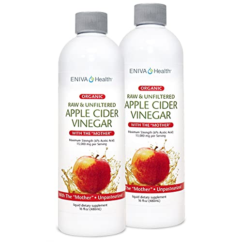 Eniva Health 100% Organic Apple Cider Vinegar with The Mother | ...