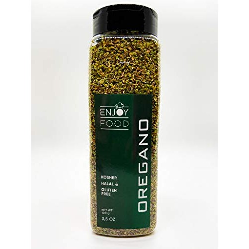 Enjoy Food Dried Oregano 3.5 Oz / 100 G Kosher, Halal, Gluten Free