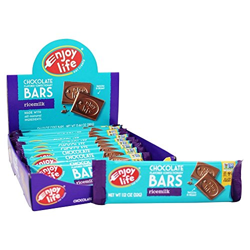 Enjoy Life, Bar Rice Milk Chocolate Dairy Free Gluten Free 12 Co