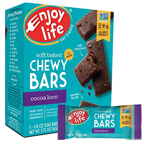 Enjoy Life Baked Chewy 1 Ounce Bars, Gluten Free, Dairy Free, Nu