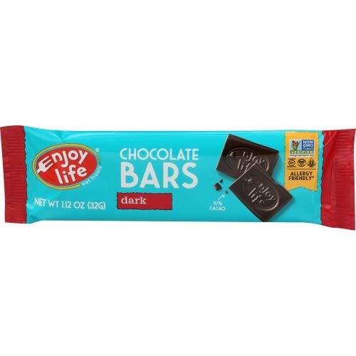 Enjoy Life Dark Chocolate Bar Gluten, Dairy, Soy &Amp; Nut Free, 1.1
