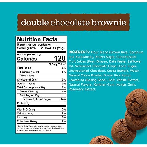 Enjoy Life Double Chocolate Brownie Soft Baked Cookies, Soy Free