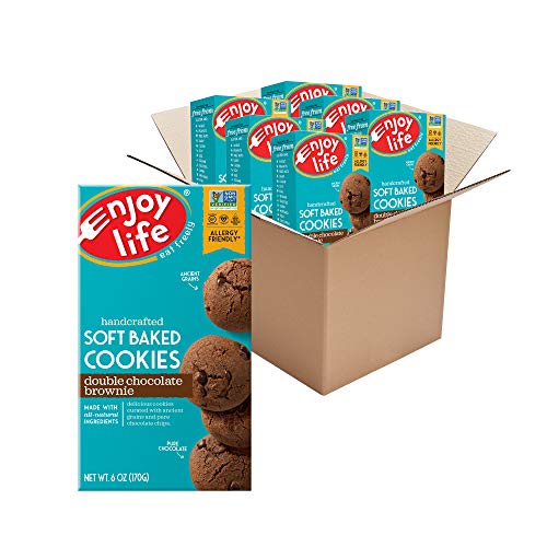 Enjoy Life Double Chocolate Brownie Soft Baked Cookies, Soy Free