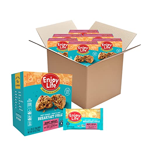 Enjoy Life Soft Baked Berry Medley Ovals, Gluten Free, School Sa