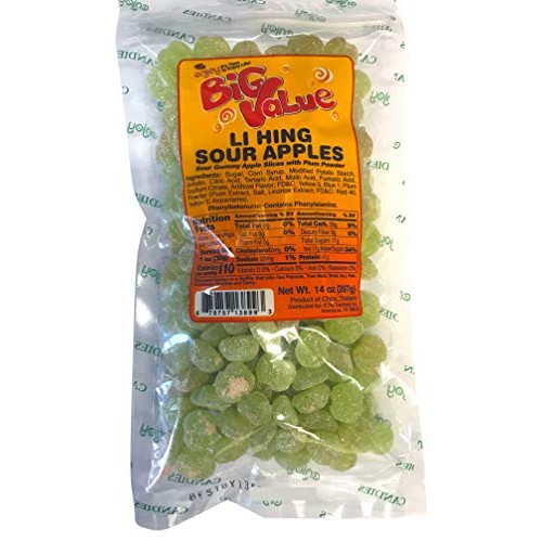 Enjoy Hawaii Li Hing Mui Sour Apples Candy