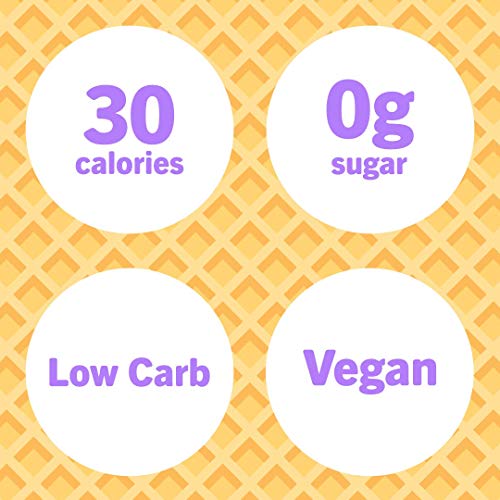 ENLIGHTENED ICE CREAM Sugar-Free Ice Cream Cones - Vegan Friendl...