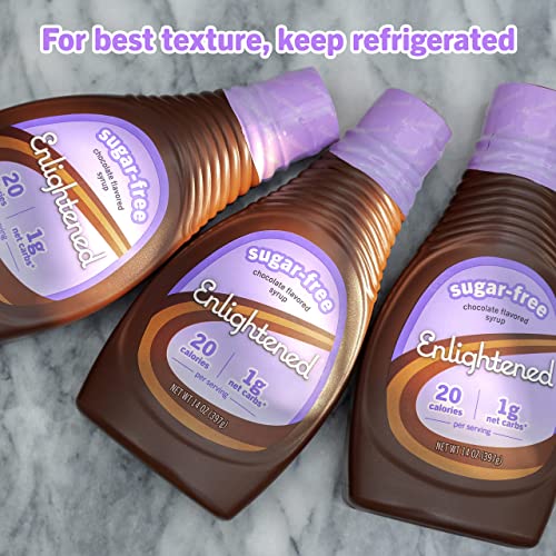 Keto Chocolate Syrup by Enlightened - Gluten-Free, Vegan , Koshe...
