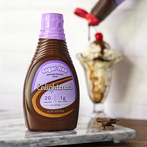 Keto Chocolate Syrup by Enlightened - Gluten-Free, Vegan , Koshe...