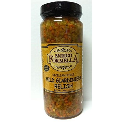 Enrico Formellas Mild Giardiniera Relish - 16 Oz Jar