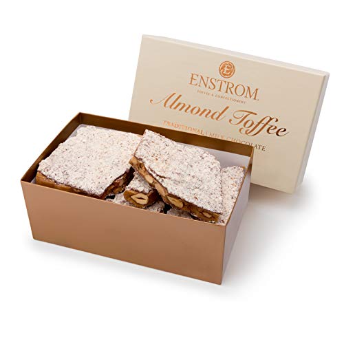 Enstrom Milk Chocolate Almond Toffee 2lb box | Handcrafted | Glu...