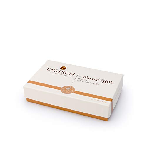Enstrom Milk Chocolate and Dark Chocolate Almond Toffee Petites ...