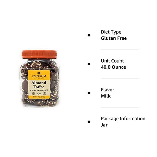 Almond Toffee Tub Milk, 2.5lb