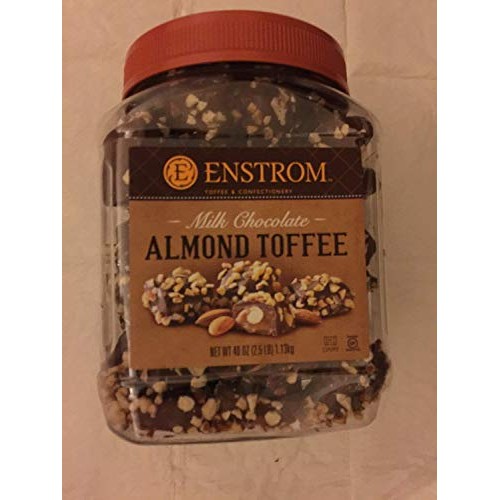 Enstrom Milk Chocolate Almond Toffee Nt Wt: 40 Oz, 1.13kg - PACK...