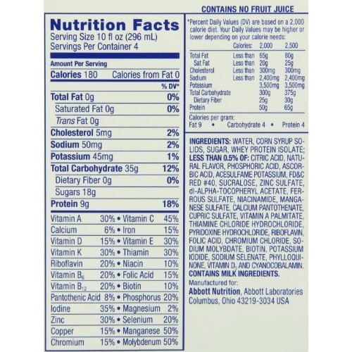 Ensure Clear Nutrition Drink, 0G Fat, 8G Of High-Quality Protein