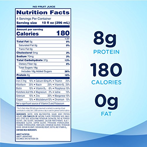 Ensure Clear Nutrition Drink, 0G Fat, 8G Of High-Quality Protein