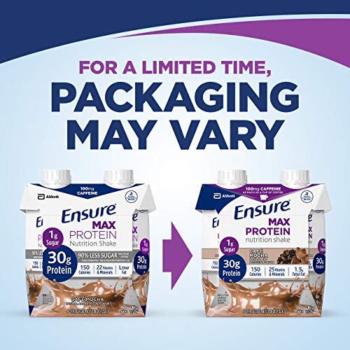 Ensure Max Protein Nutrition Shake, Chocolate, 11 Fl Oz Pack Of 4