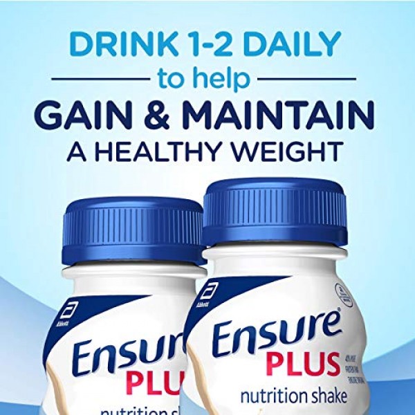 Ensure Plus Nutrition Shake with 13 grams of high-quality protei...