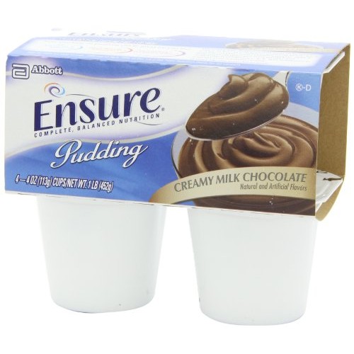Ensure Pudding, Creamy Milk Chocolate, 4-Ounce Cup, 4 Count, Pa