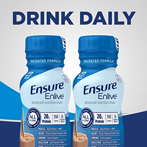 Ensure Enlive Meal Replacement Shake, 20g Protein, 350 Calories,...