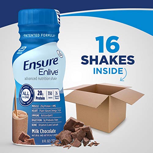 Ensure Enlive Meal Replacement Shake, 20g Protein, 350 Calories,...