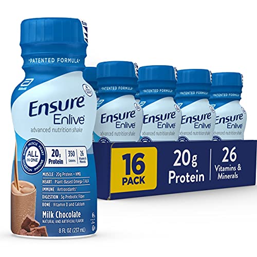 Ensure Enlive Meal Replacement Shake, 20g Protein, 350 Calories,...