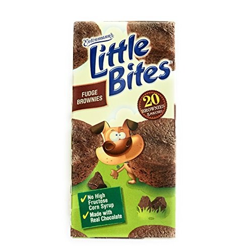 Entenmanns | Little Bites | Fudge Brownies | 5 Pouches 20 Brown