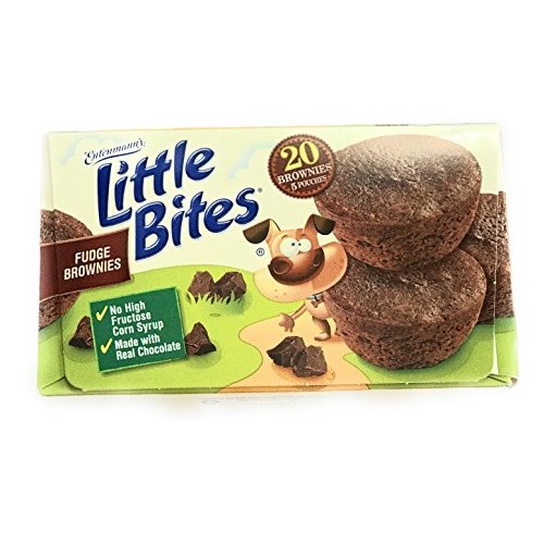 Entenmanns | Little Bites | Fudge Brownies | 5 Pouches 20 Brown