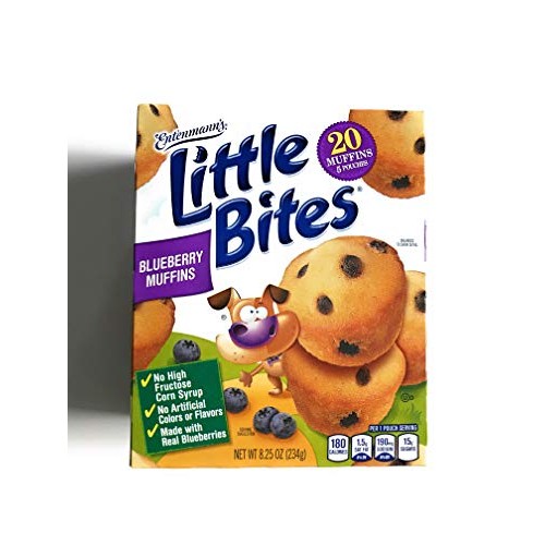 Entenmanns Little Bites Blueberry Muffins 20 Muffins 5 Pouche