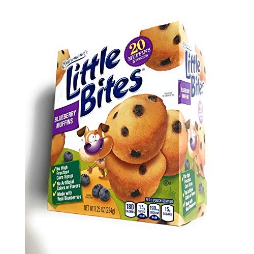 Entenmanns Little Bites Blueberry Muffins 20 Muffins 5 Pouche