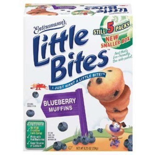 Entenmanns Little Bites 5 Ct Blueberry Muffins 8.25 Oz Pack Of 6