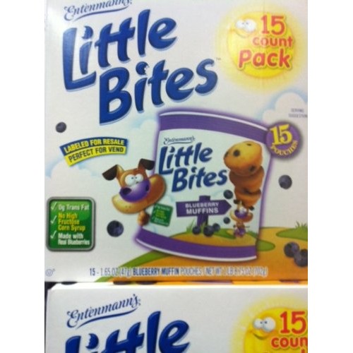 Entenmanns Little Bites 15 Count Blueberry Muffins 1Lb 8.75 Oz