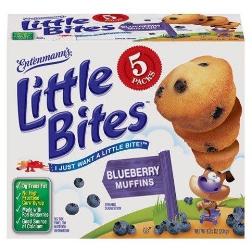 Entenmanns Little Bites 5 Ct Blueberry Muffins 8.25 Oz