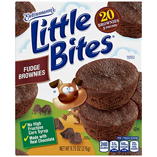 Entenmanns Little Bites Fudge Brownie Mini Muffins 1 Pack 5 Po...