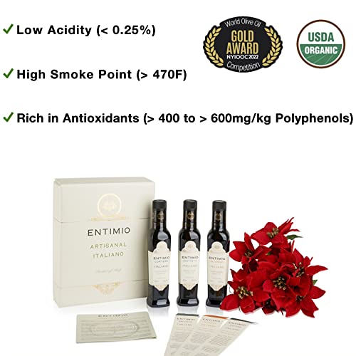 Entimio Collection | 2021 Harvest Organic Olive Oil Set Extra Vi