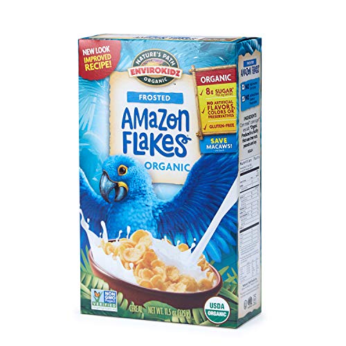 Nature’S Path Envirokidz Amazon Frosted Flakes Cereal, Healthy,