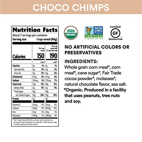 Natures Path Envirokidz Organic Cereal, Chocolate Choco Chimps, Natures Path Envirokidz Organic Cereal, Chocolate Choco Chimps,