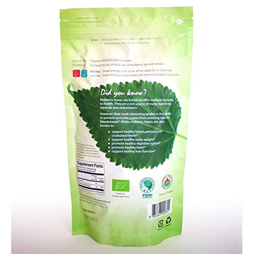 Organic White Mulberry Tea- 80 tea bags