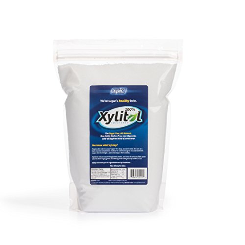 Epic Dental 100% Xylitol Sweetener Pouch, 5 Pounds