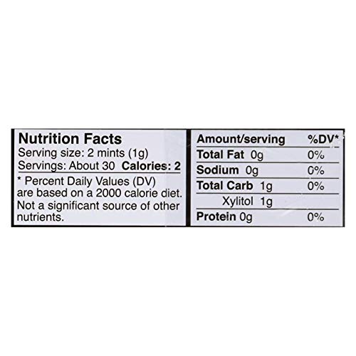 Epic Dental Mints - Peppermint Xylitol Tin - 60 Ct - Case Of 10