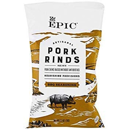 Epic Artisanal Oven Baked Pork Rinds, Variety Pack, Chili Lime,
