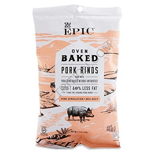 Epic Artisanal Oven Baked Pork Rinds, Variety Pack, Chili Lime,