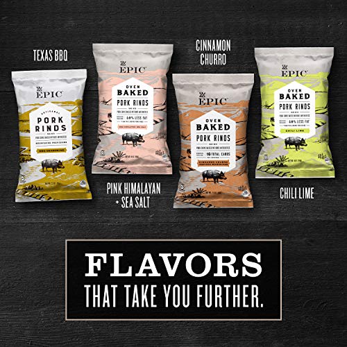 Epic Artisanal Pork Rinds, Sea Salt &Amp; Pepper, 2.5 Oz