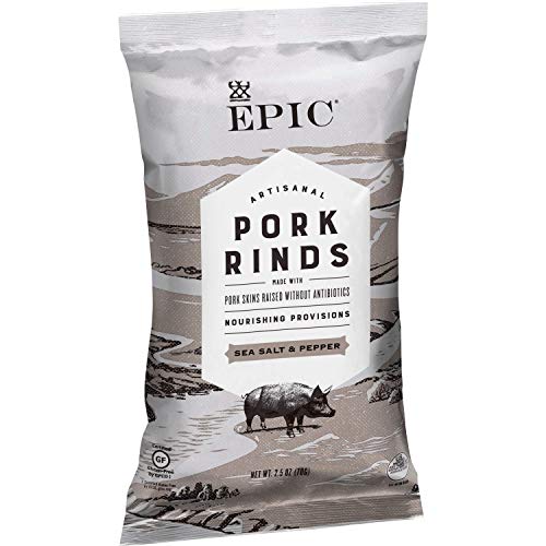 Epic Artisanal Pork Rinds, Sea Salt &Amp; Pepper, 2.5 Oz