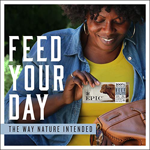 Epic Beef Sea Salt + Pepper Protein Bar, Keto Consumer Friendly,